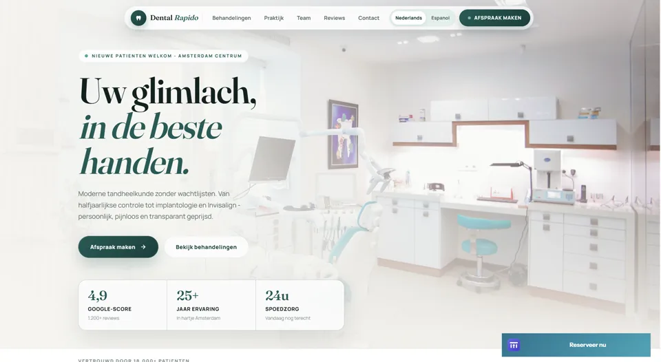 Demo de Dental Rápido — Clínica dental